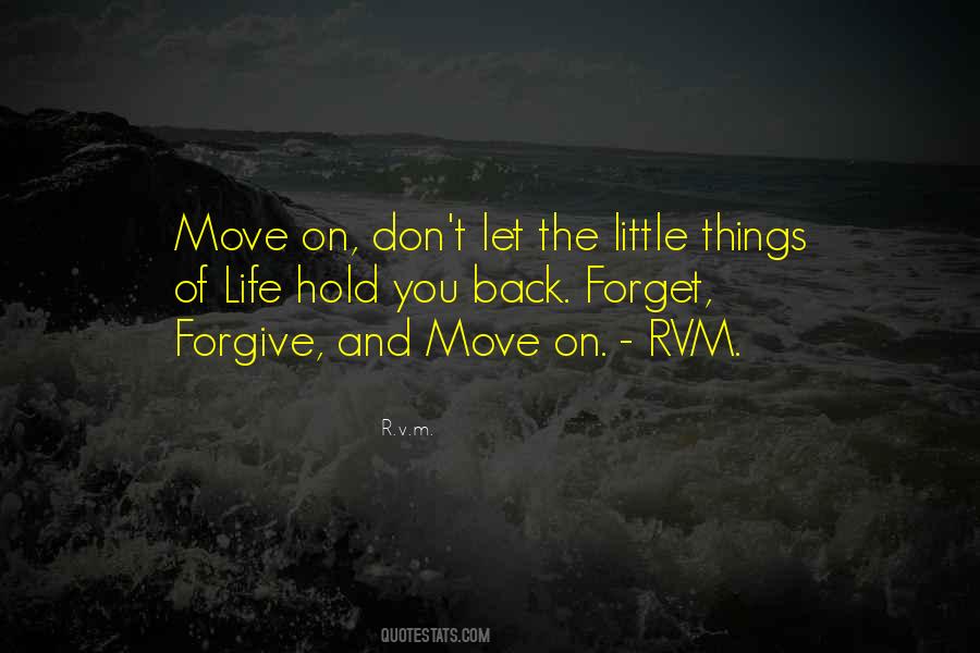 Forgive Yourself And Move On Quotes #1163948