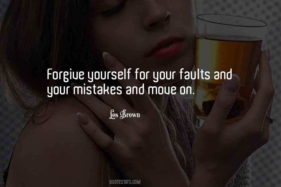 Forgive Yourself And Move On Quotes #164203