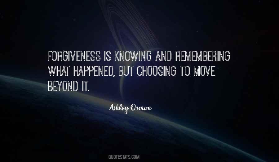 Forgive Yourself And Move On Quotes #430639