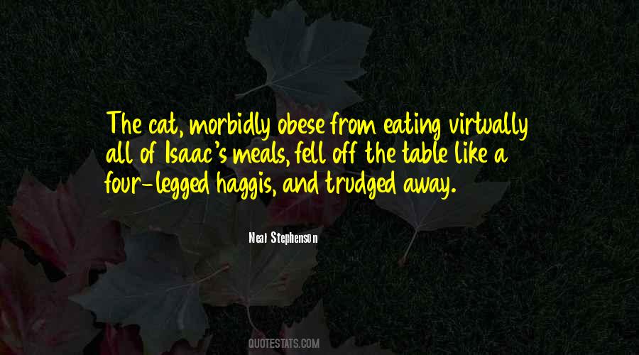 Cat Eating Quotes #490036