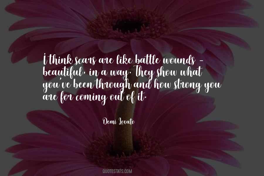Quotes About Beautiful Scars #95737