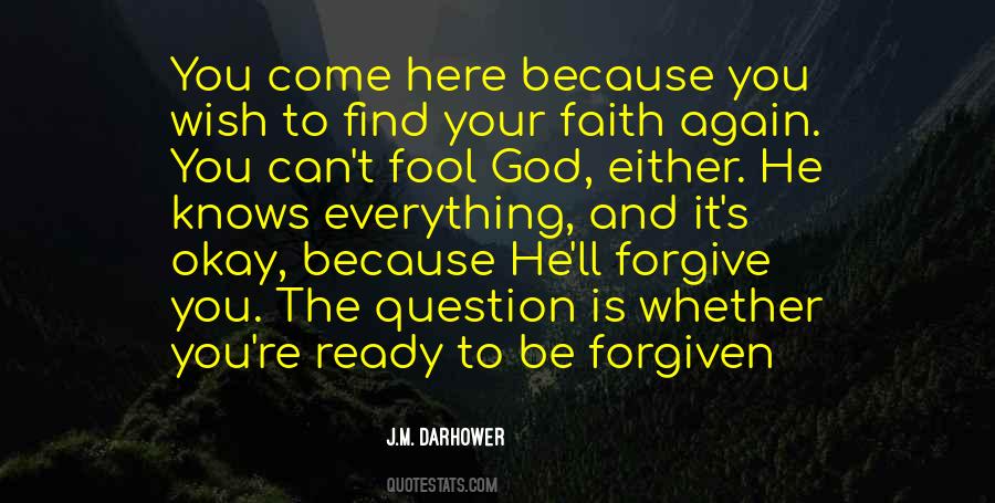 Forgiven God Quotes #1375347