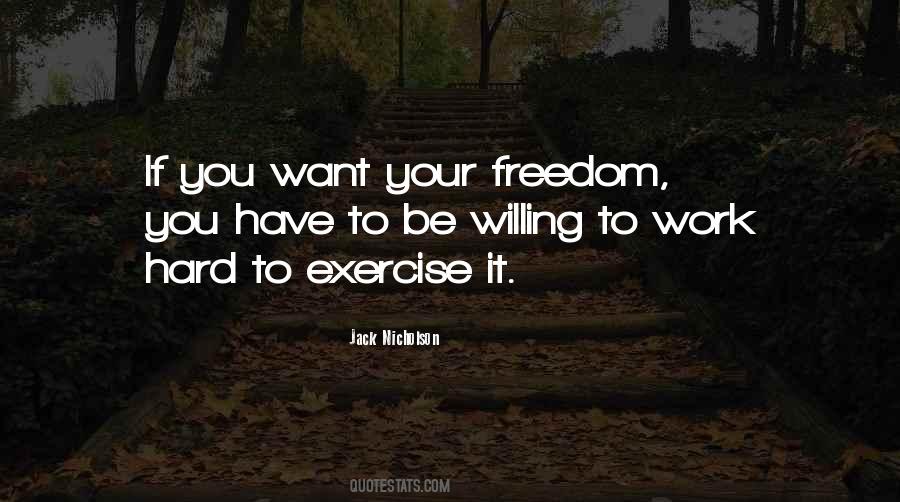 Hard Work Exercise Quotes #1654371