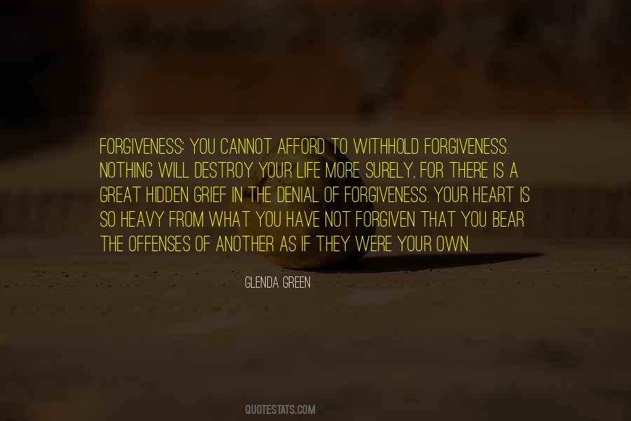 Forgiveness Is For You Quotes #423927