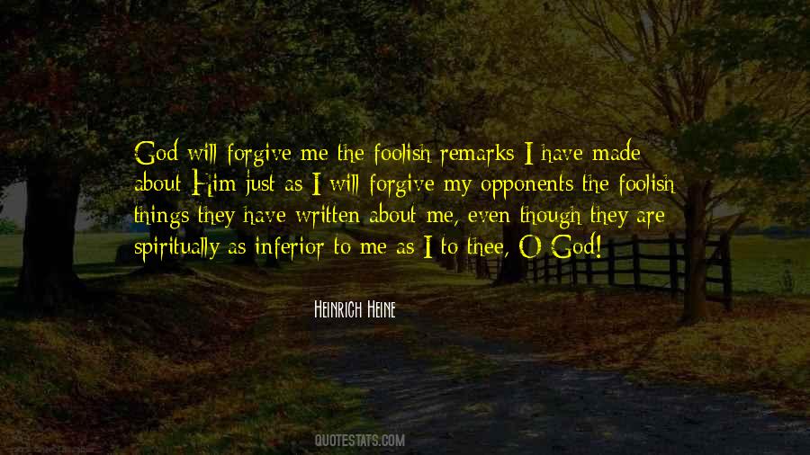 Forgiving God Quotes #1131921