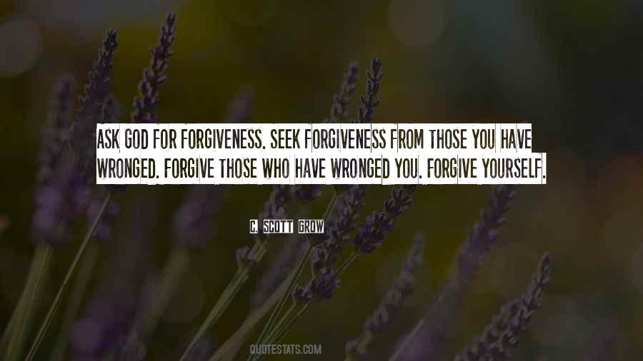 Forgiving God Quotes #198620