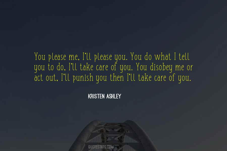 You Punish Me Quotes #1867257