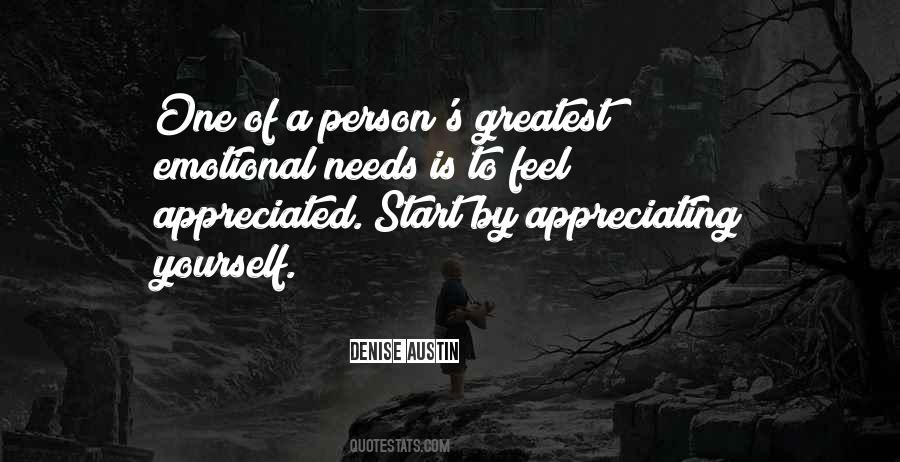 Appreciate A Person Quotes #1756963