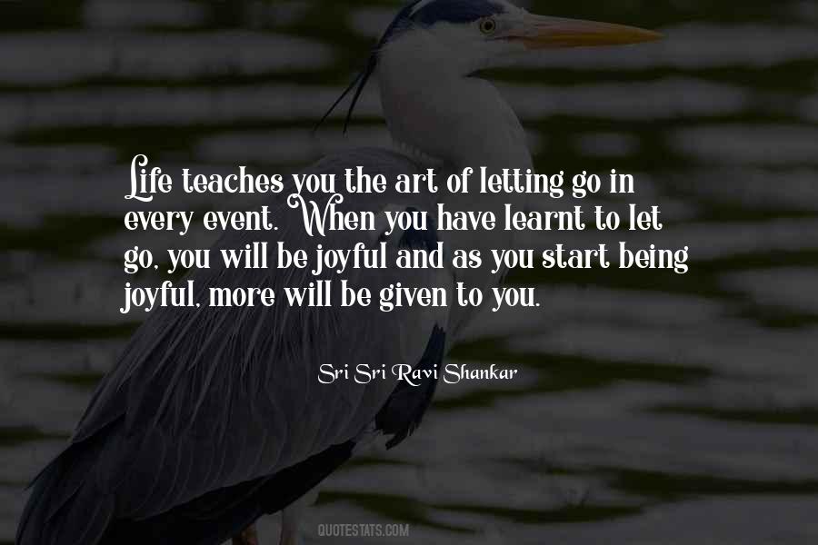 The Art Of Letting Go Quotes #1087913
