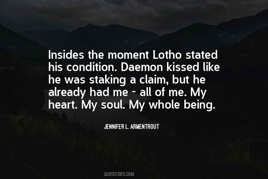 My Heart Soul Quotes #116984