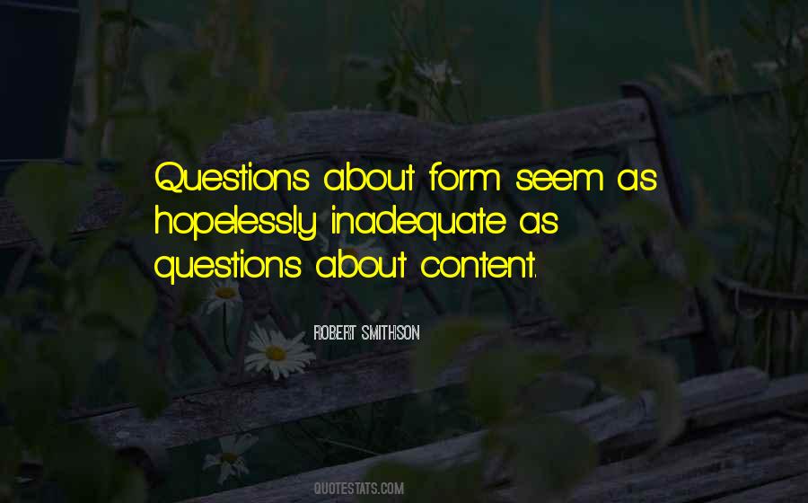 Form Content Quotes #1301814