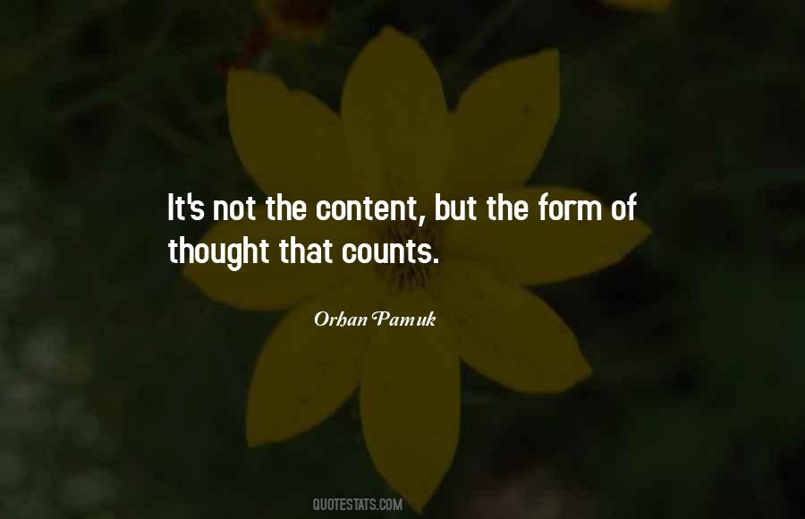 Form Content Quotes #1303671