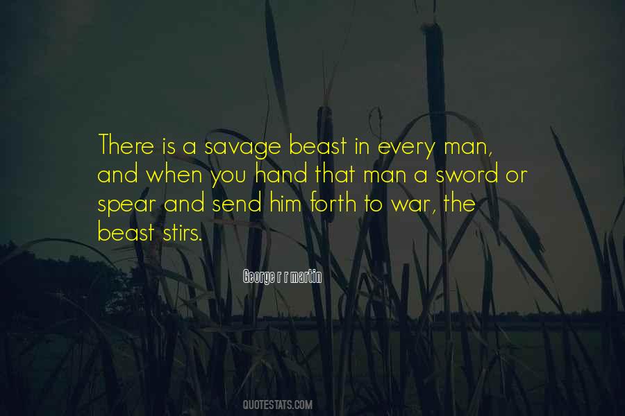 Man Is A Beast Quotes #1073083