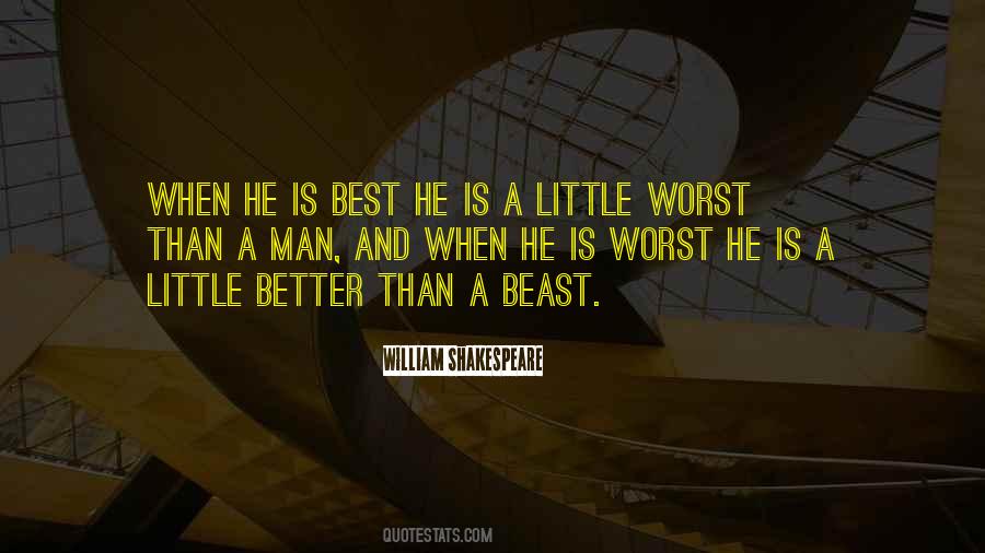Man Is A Beast Quotes #121249