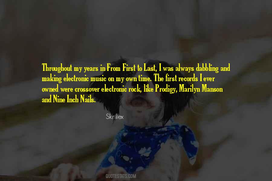 My First And My Last Quotes #1506530