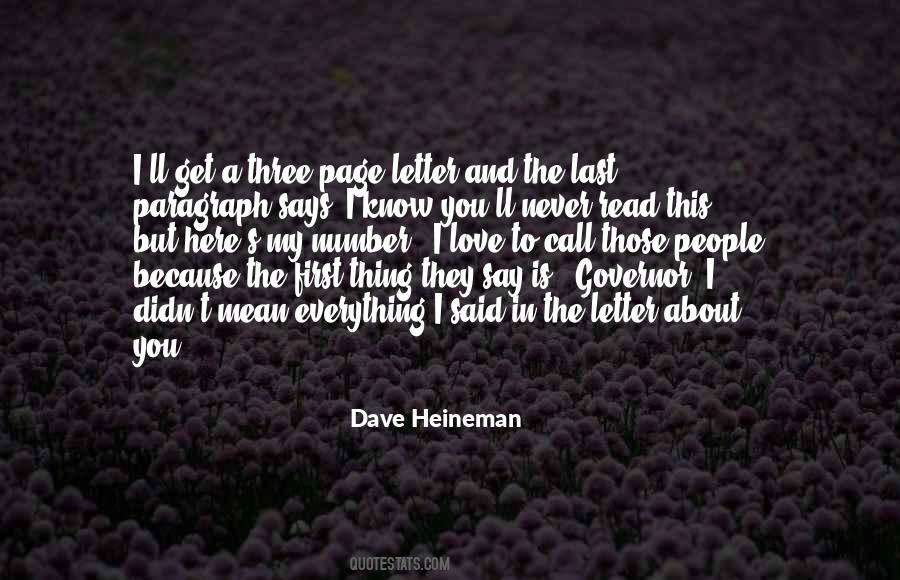 My First And My Last Quotes #178039