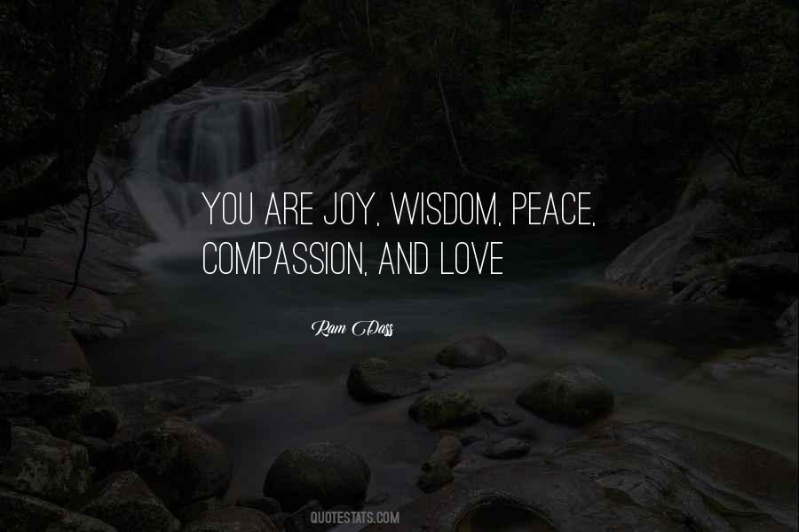 Joy Peace Love Quotes #692595