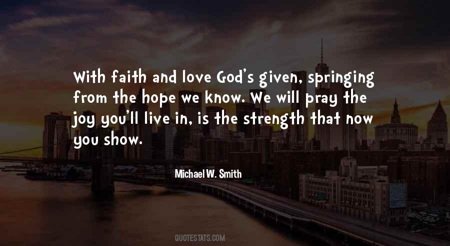 Strength In Faith Quotes #1865172