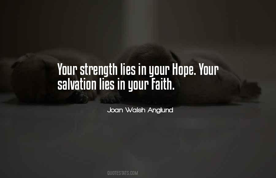 Strength In Faith Quotes #198320