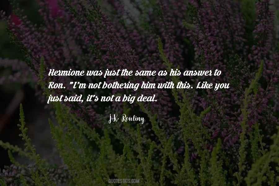 Am I Bothering You Quotes #1052990
