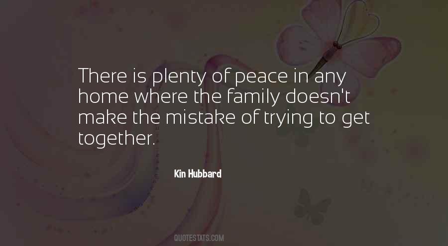 Home Is Peace Quotes #1204372
