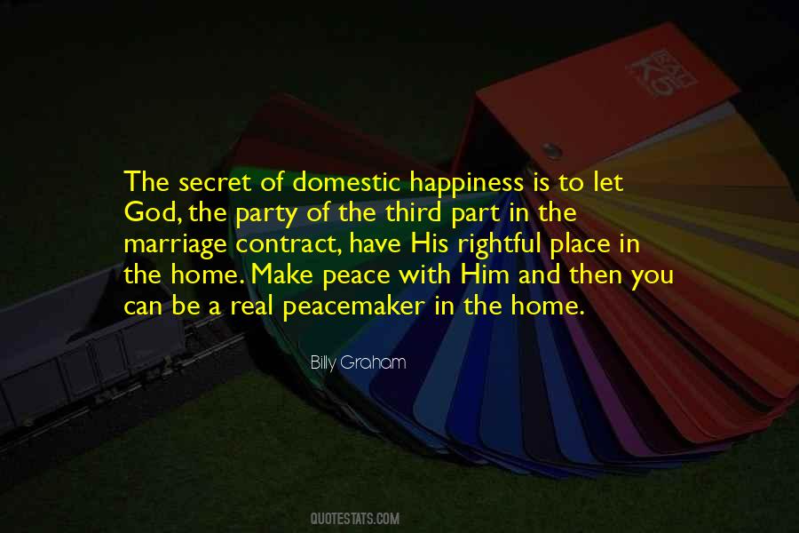Home Is Peace Quotes #1265883