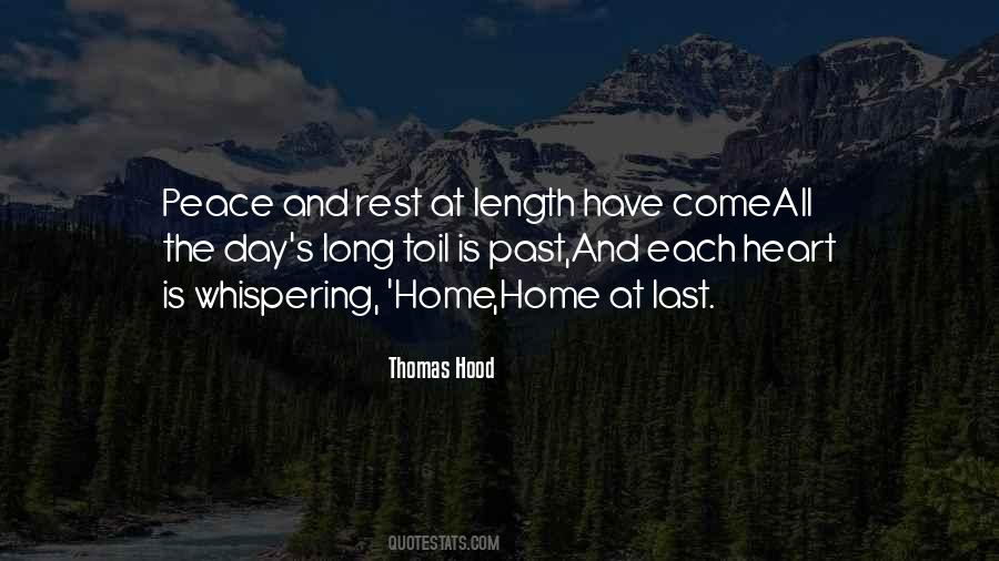 Home Is Peace Quotes #1859362