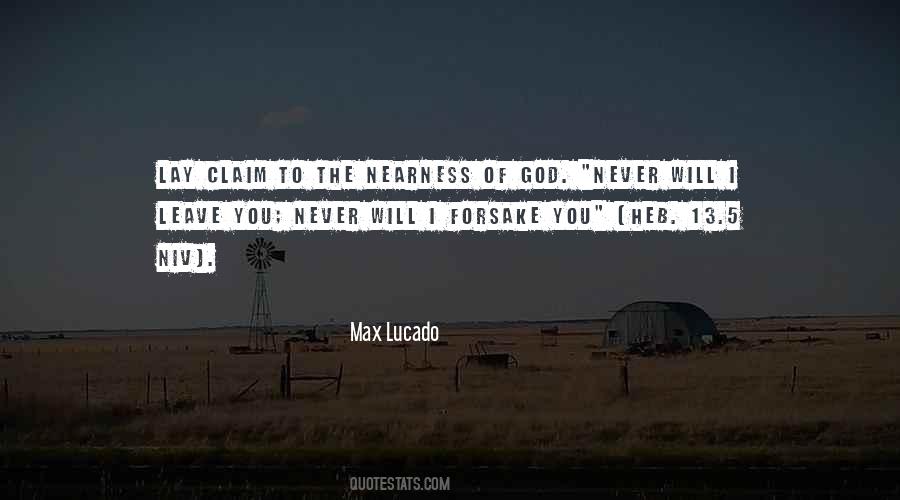 Forsake God Quotes #273838