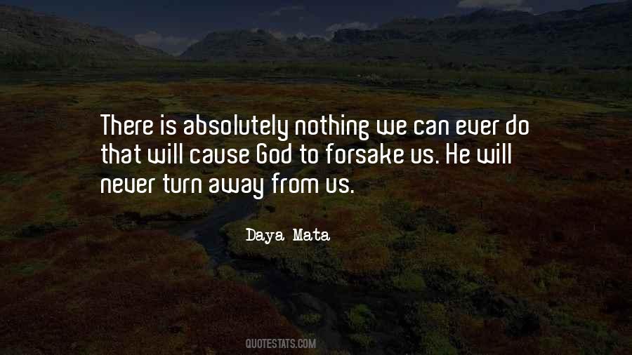 Forsake God Quotes #98030