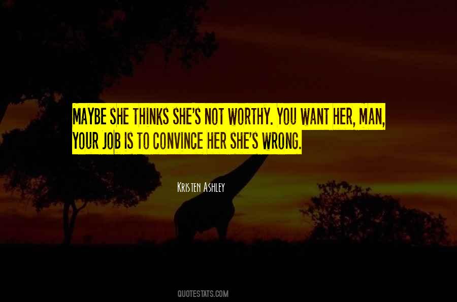 She Is Worthy Quotes #317320