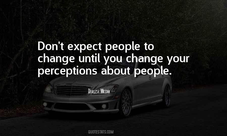 Change Expectations Quotes #1289114
