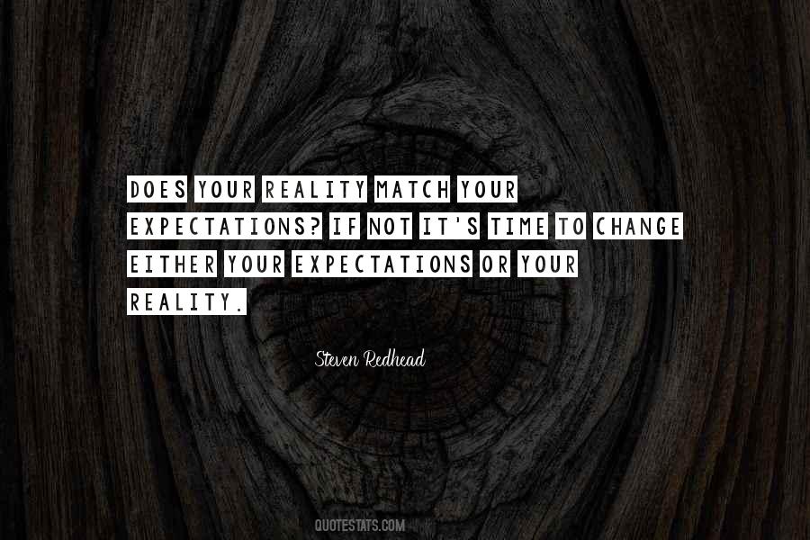 Change Expectations Quotes #1719478