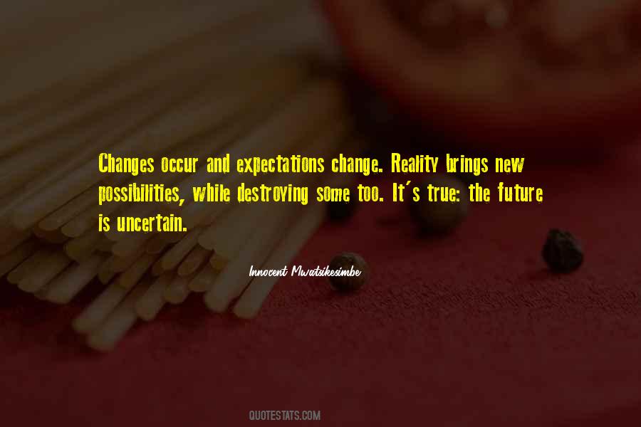 Change Expectations Quotes #1759167