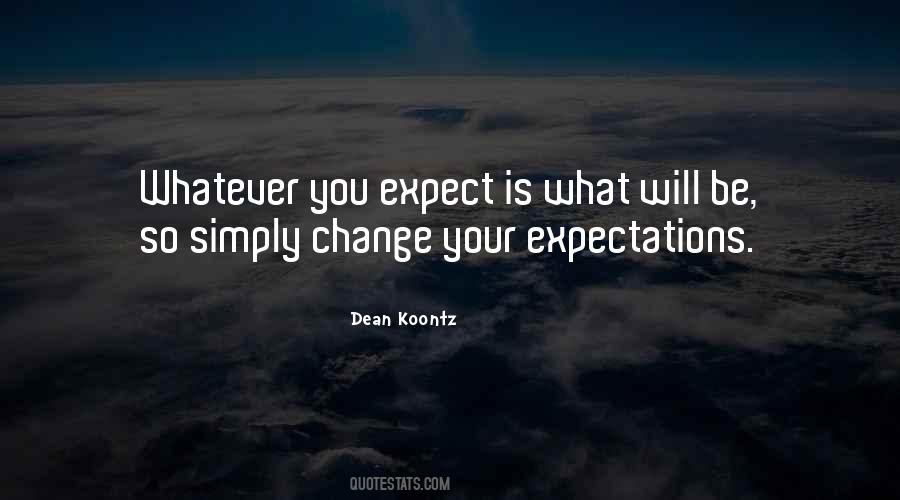 Change Expectations Quotes #240930