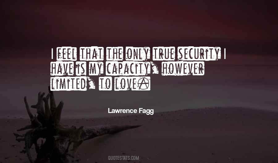 Security Love Quotes #1846193