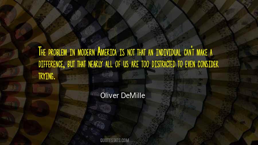 An Individual Can Make A Difference Quotes #1173990