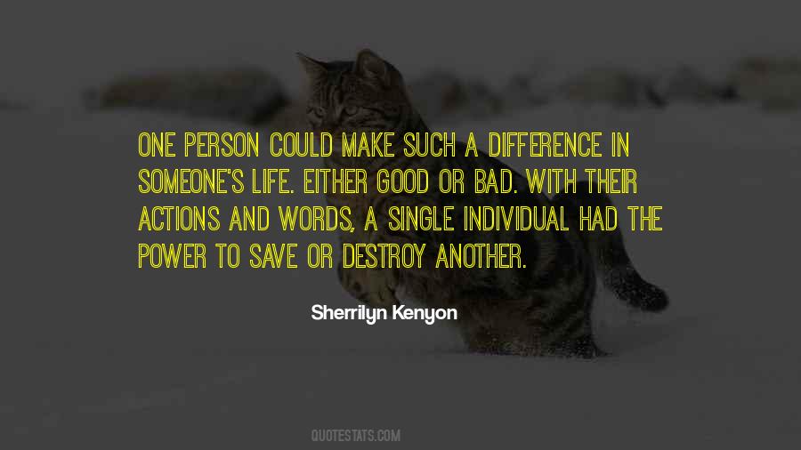 An Individual Can Make A Difference Quotes #1248278