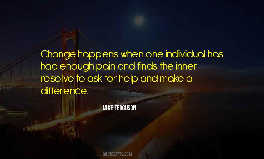 An Individual Can Make A Difference Quotes #1620788