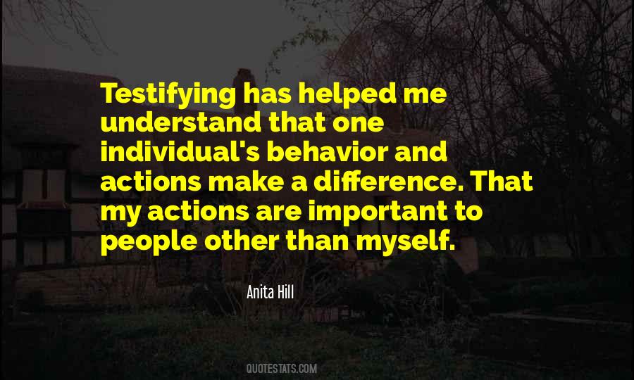 An Individual Can Make A Difference Quotes #1733126