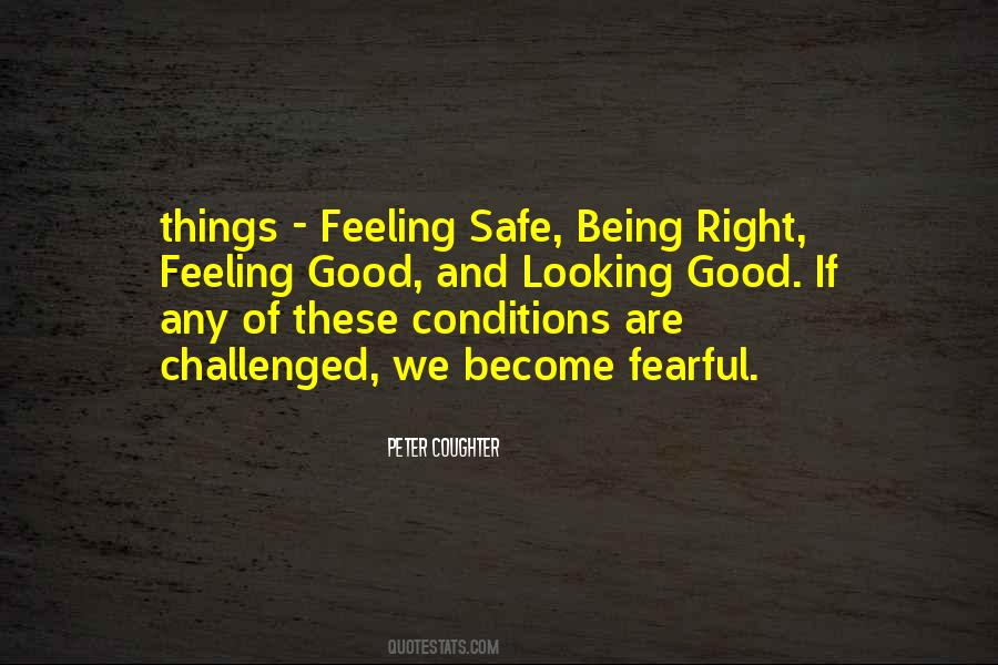 Safe Feeling Quotes #1551324