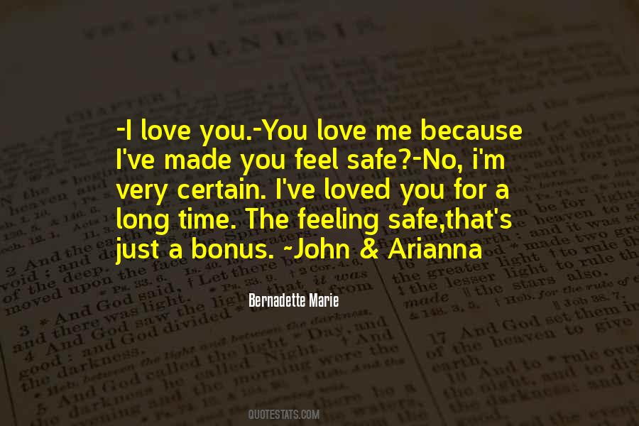 Safe Feeling Quotes #389402