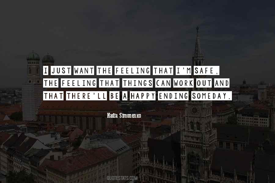 Safe Feeling Quotes #582015