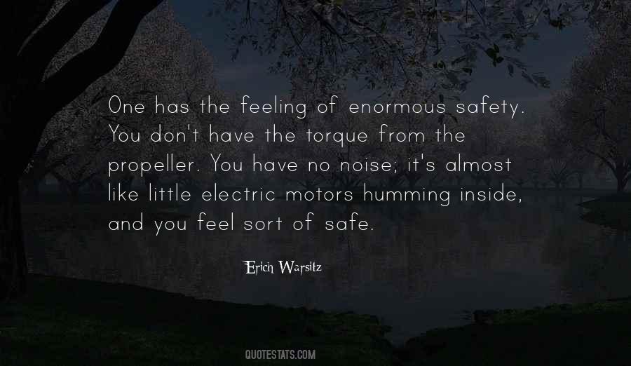 Safe Feeling Quotes #724247
