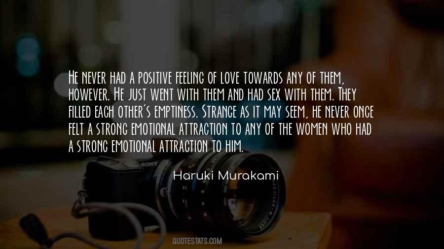 Love Is A Strange Feeling Quotes #1188087