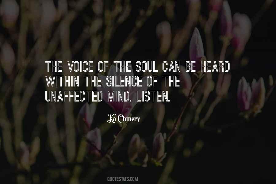 Soul Voice Quotes #617578