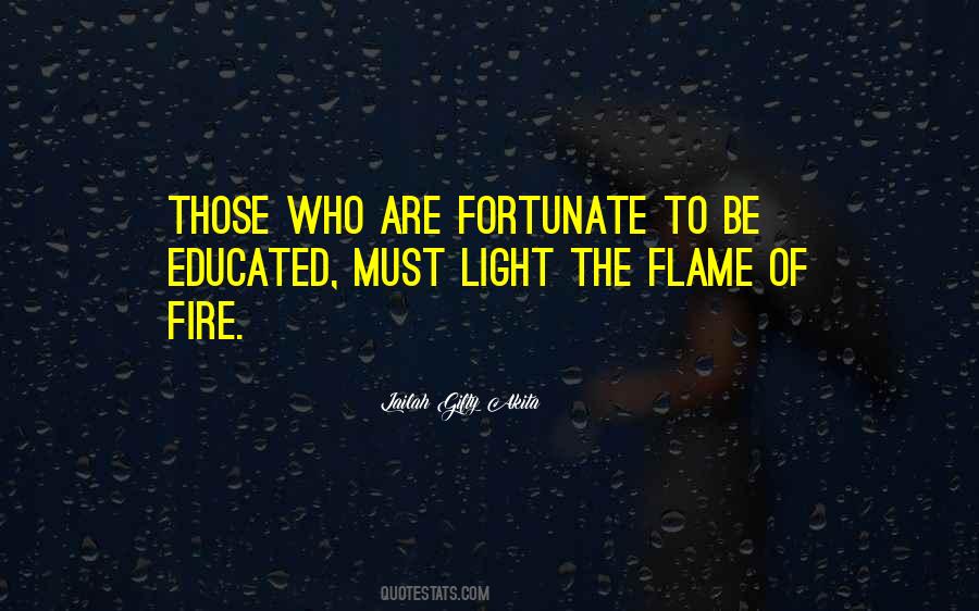 Fortunate Are Those Quotes #984865