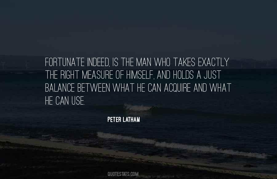 Fortunate Man Quotes #463885