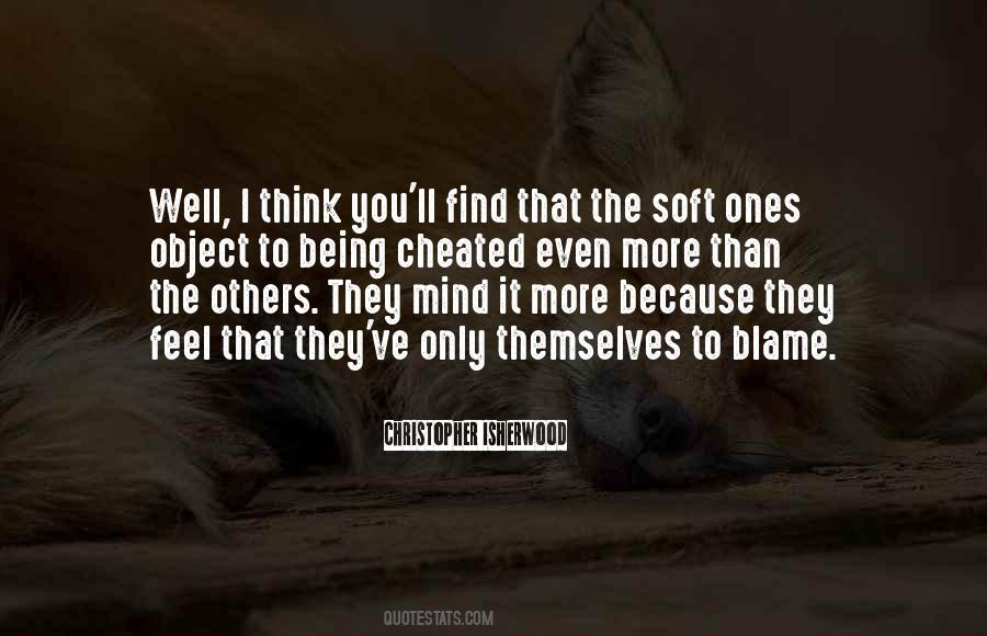 Blame To Others Quotes #810061