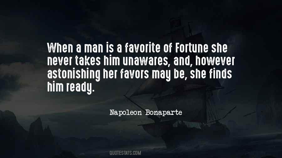 Fortune Favors Quotes #147010