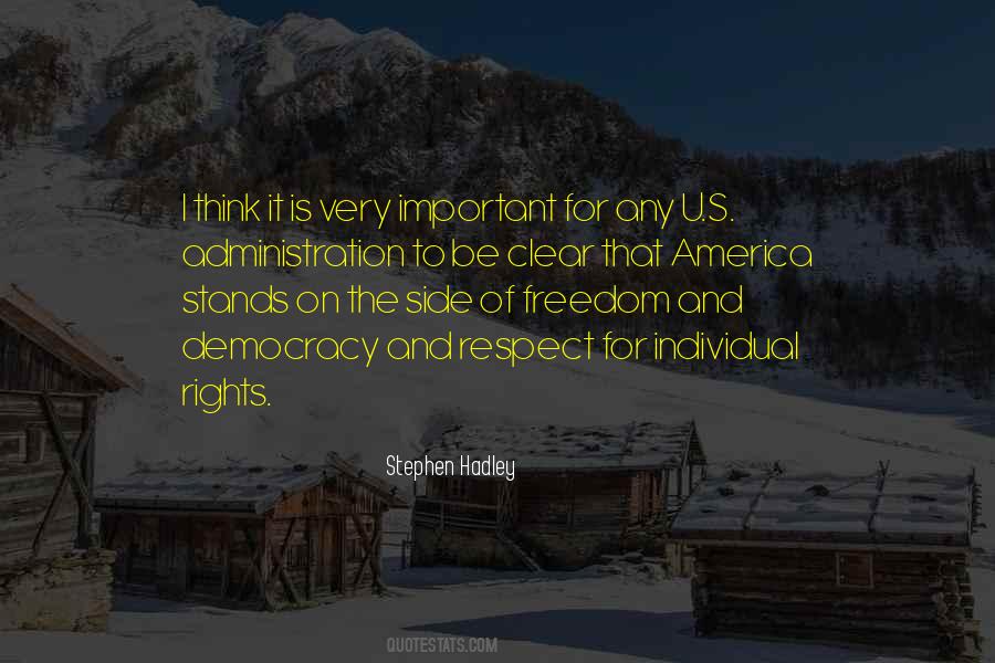 Freedom And Respect Quotes #138066